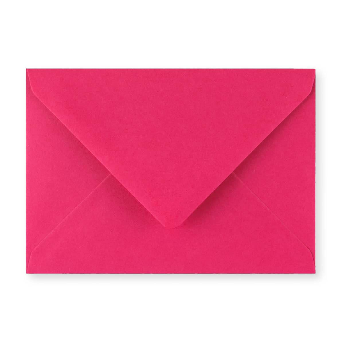 C6 Fuschia Pink Gummed V-Flap Greetings Envelope (114 x 162mm)