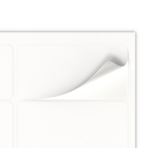 Rectangle Adhesive Labels Diamond White 99 x 38 mm (14 labels)