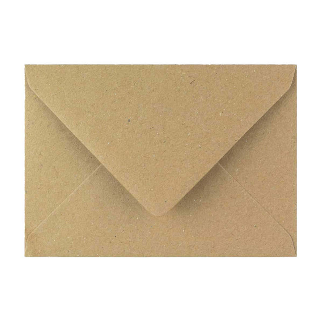 C6 Fleck Recycled Gummed V-Flap Greetings Envelope (114 x 162mm)