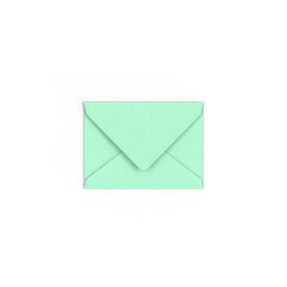 C7 Jade Green British Made Gummed V-Flap Envelope (82 x 113mm)