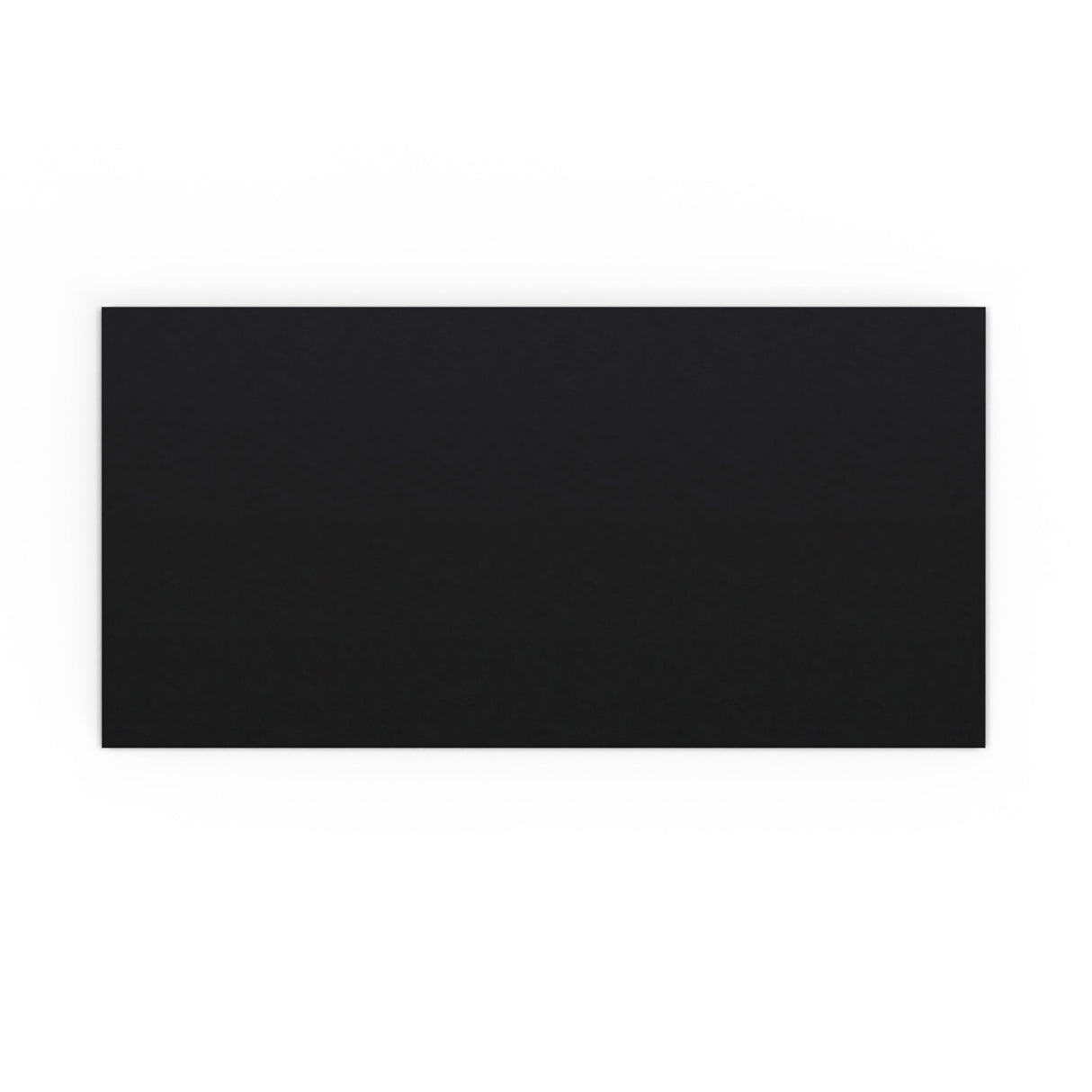 DL Black British Made Gummed V-Flap Envelope (110 x 220mm)