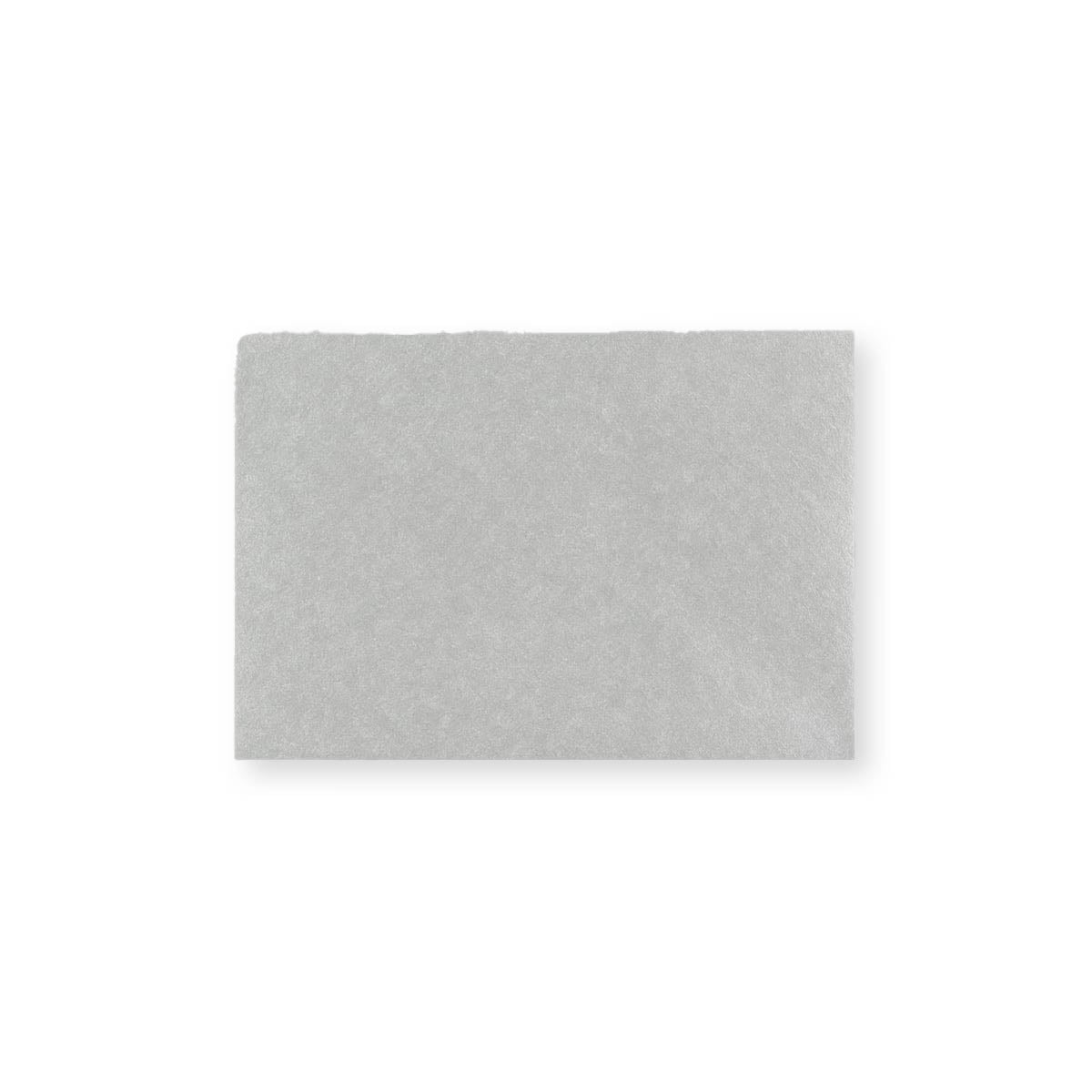 Metallic Silver Gummed V-Flap Greeting Card Envelope (70 x 100mm)