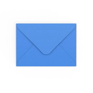 Bright Blue Gummed V-Flap Envelope (125 x 175mm)