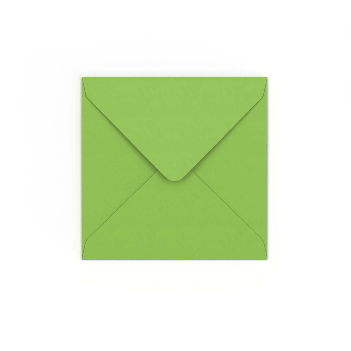Mid Green Gummed V-Flap Envelope (130 x 130mm)