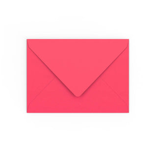 Bright Pink Gummed V-Flap Envelope (133 x 184mm)