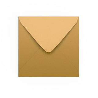 Gold Gummed V-Flap Envelope (155 x 155mm)