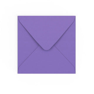 Purple Gummed V-Flap Envelope (155 x 155mm)