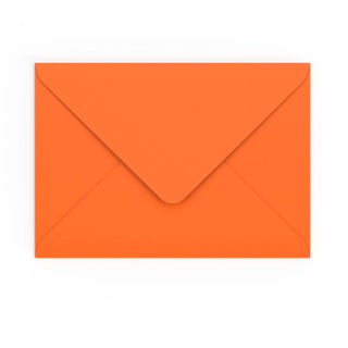 C5 Orange Gummed V-Flap Envelope (162 x 229mm)