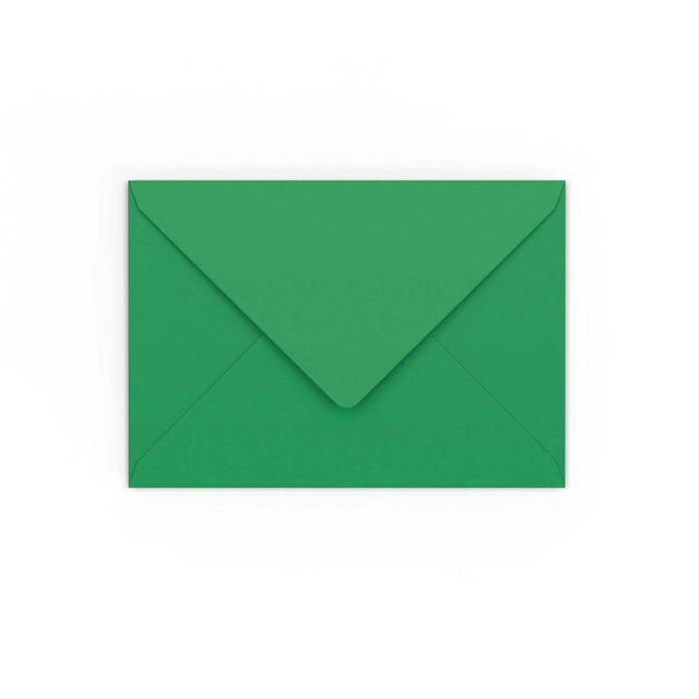 C6 Dark Green Gummed V-Flap Envelope (114 x 162mm)