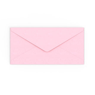 DL Pale Pink Gummed V-Flap Envelope (110 x 220mm)