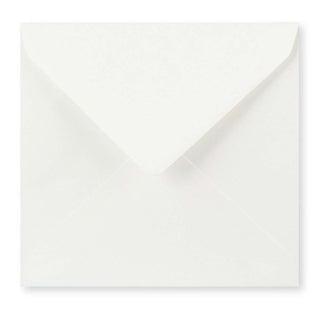 White Gummed V-Flap Envelope (155 x 155mm)