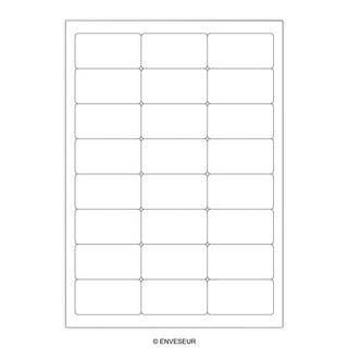 White Adhesive Labels