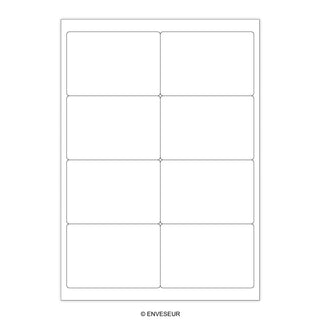 White Adhesive Labels