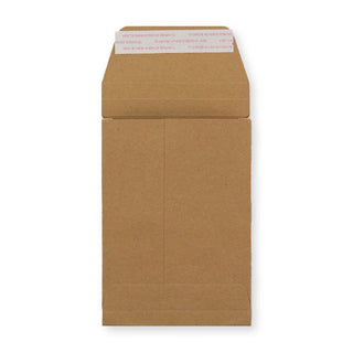 C6 Manila Brown Peel & Seal Manila Gusset Envelope (114 x 162 x 25mm)