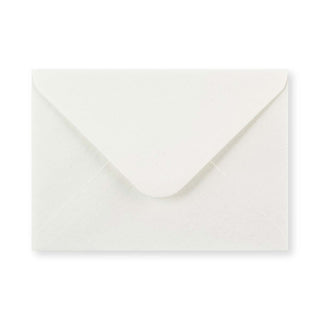 White Envelope Hammered Texture 133x184 mm