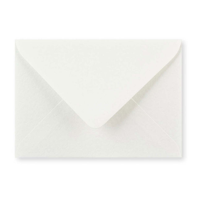 C6 White Hammer Gummed V-Flap Envelope (114 x 162mm)