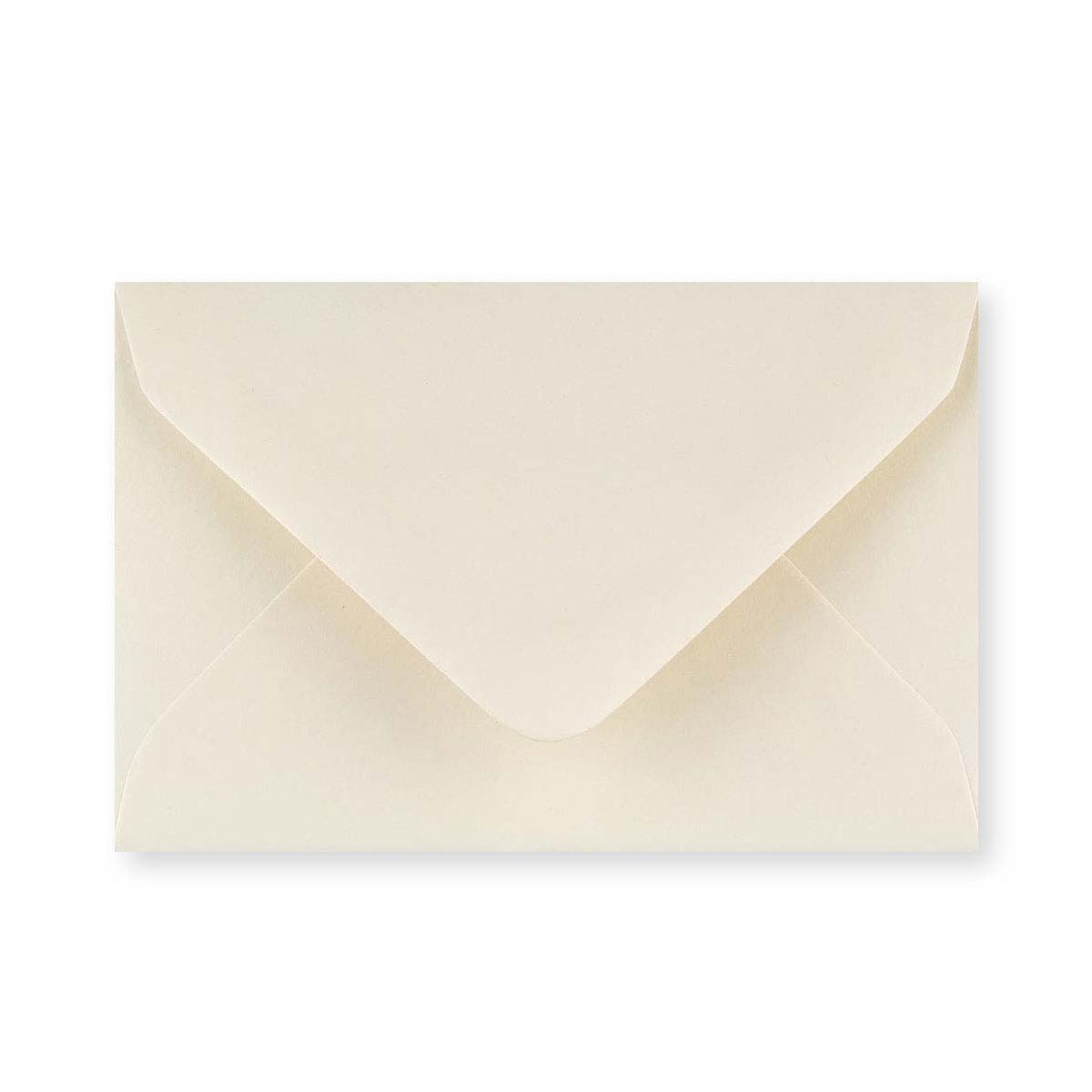 Ivory Wove Gummed V-Flap Greeting Card Envelope (62 x 94mm)