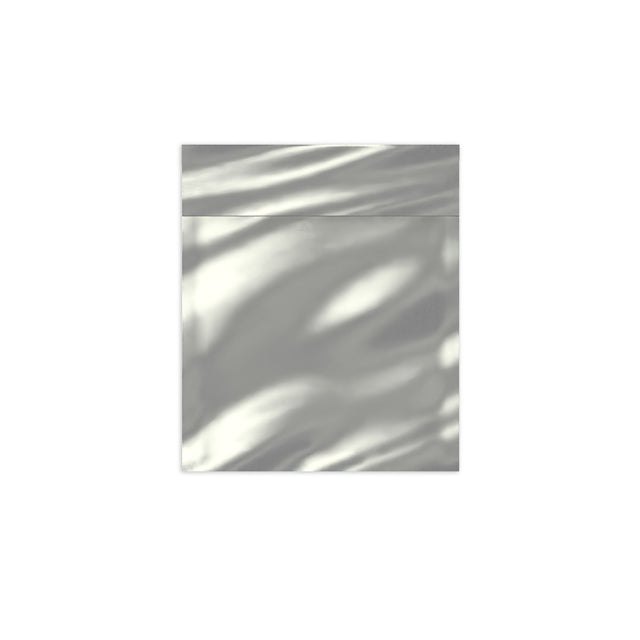 Metallic Finish Foil Bags Silver 162 x 114 mm (C6)
