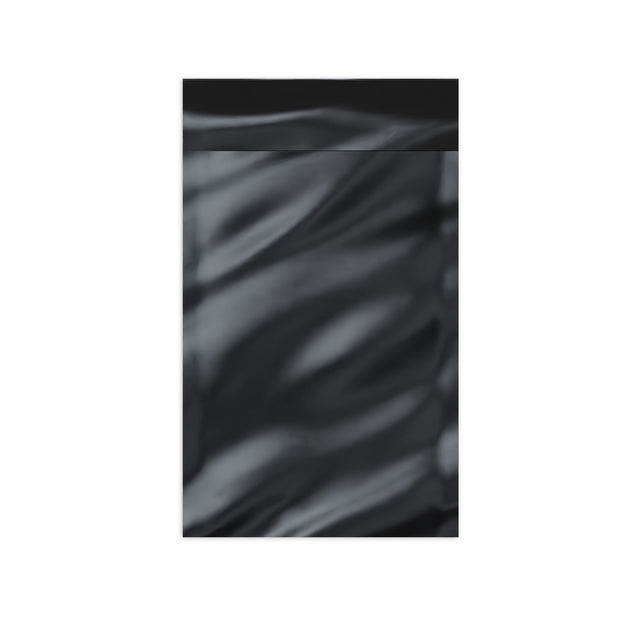 Metallic Finish Foil Bags Black 229 x 114 mm