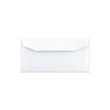White Opaque Gummed Business Envelope (114 x 229mm)