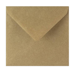 Ribbed Kraft Envelope  155x155 mm