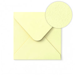 Ivory Envelope Hammered Texture 155x155 mm