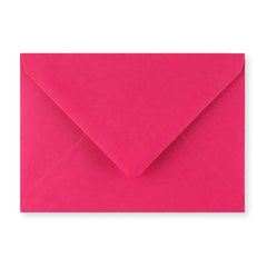 C6 Fuschia Pink Gummed V-Flap Greetings Envelope (114 x 162mm)
