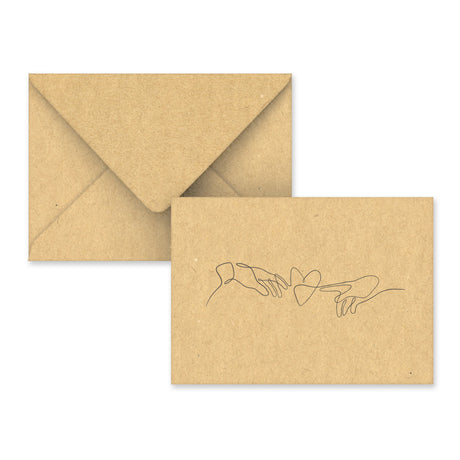 Valentine's Coloured Envelope (Live Love Design)