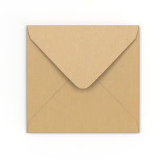 Fleck Recycled Gummed V-Flap Envelope (130 x 130mm)