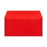 Coloured Translucent Envelopes Red 110 x 220 mm (DL)