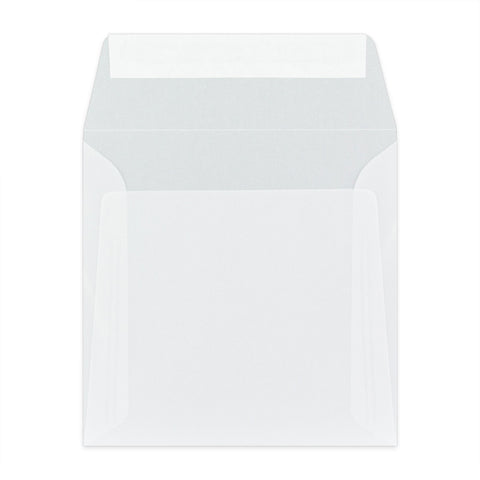 Translucent Envelopes Clear 160 x 160 mm