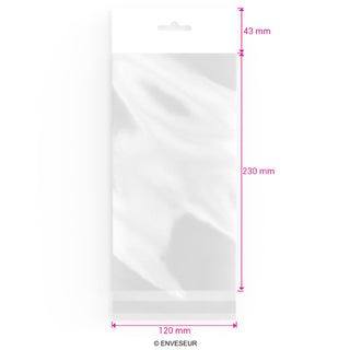 Cello Bags with Header OPP