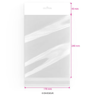 Cello Bags with Header OPP