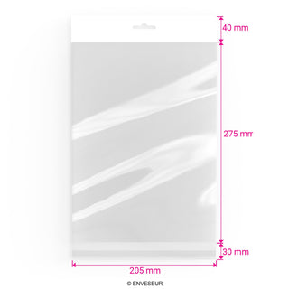 Cello Bags with Header OPP