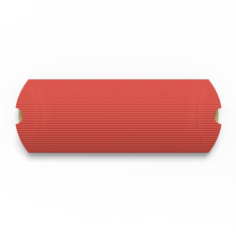 Corrugated Pillow Boxes Red 220 x 110 mm (DL)
