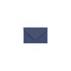 Navy Blue British Made Gummed V-Flap Envelope (62 x 94mm)