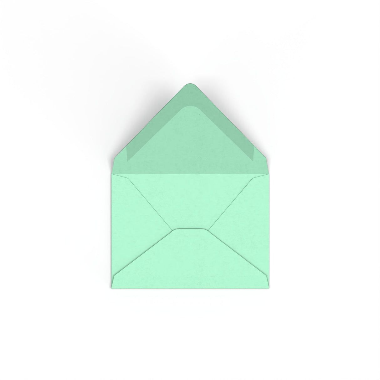 C7 Jade Green British Made Gummed V-Flap Envelope (82 x 113mm)