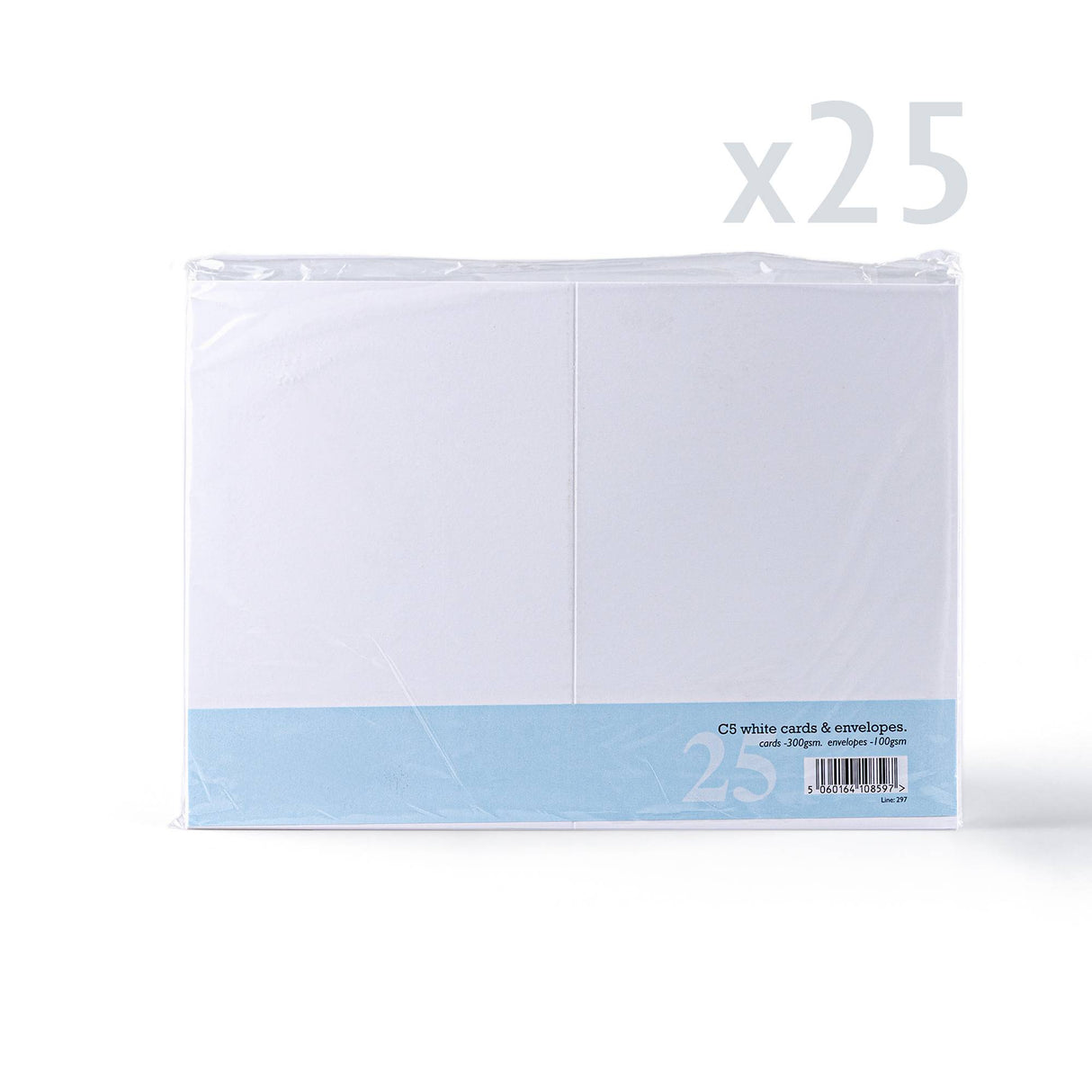 White Smooth Cards & Envelopes Pack