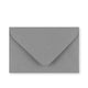 Dark Grey Gummed V-Flap Greeting Card Envelope (62 x 94mm)