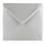 Metallic Silver Gummed V-Flap Greeting Card Envelope (155 x 155mm)