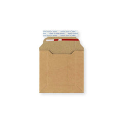 Manila Brown Peel & Seal Rigid Board Mailers Envelope (120 x 120mm)