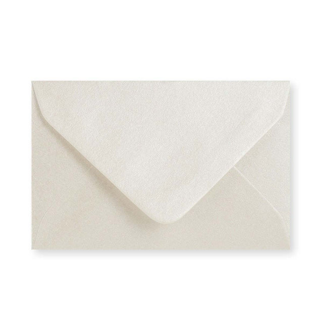 Oyster Gummed V-Flap Greeting Card Envelope (62 x 94mm)