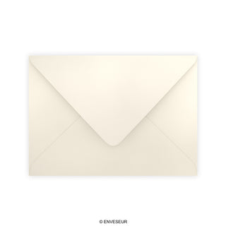 C5 Oyster Gummed V-Flap Greetings Envelope (162 x 229mm)