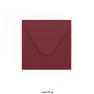 Burgundy paper envelopes