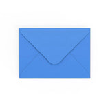 Bright Blue Gummed V-Flap Envelope (125 x 175mm)
