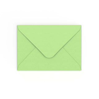 Pale Green Gummed V-Flap Envelope (125 x 175mm)