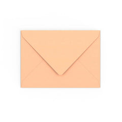 Salmon Pink Gummed V-Flap Envelope (133 x 184mm)
