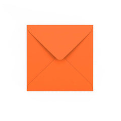 Orange Gummed V-Flap Envelope (140 x 140mm)