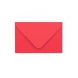 Bright Red Gummed V-Flap Envelope (65 x 94mm)