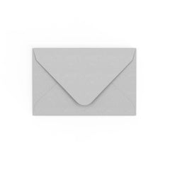 Pale Grey Gummed V-Flap Envelope (65 x 94mm)